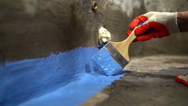 Commercial Vapor Barrier Installation project at a Bainbridge, OH business property by SJ Waterproofing Pros